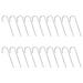 24 Pcs Camping Accessories Metal Tent Stakes Tent Pegs Wear-resistant Tent Stakes Semicircle Stake Sports Major Steel Travel