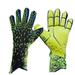 Goalie Gloves Latex Soccer Goalie Goalkeeper Gloves Anti- Football Glove Finger Protection Gloves Green No.8