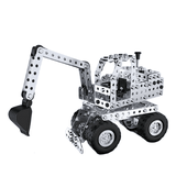 Erector Sets STEM metal assembly Engineering vehicle excavator toys gift for boys age 8-16