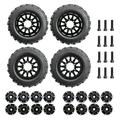 Dazzduo Tyre Car Tires Wheel RC Wheel Rims 4pcs 1/10 RC Car Car Tires Wheel Rims Rims 4pcs 1/10 4pcs 1/10 RC Tires