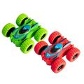 2/4 pcs Friction Powered Car Toys for Kids Push and Go Toy Cars for Toddlers Double-sided Stunt Flip Inertia Car Powered Pull Back Toys Mini Truck Pull Back Cars Set for Boys Girls