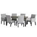 Better Homes & Gardens Ellington 7-Piece Upholstered Sling Dining Set 6 Chairs White Box 1