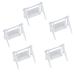 Meterk 5Pcs DIY Sand Table Model House Material Garden Miniature Landscape Swing Chair Model