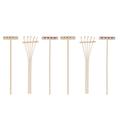 Mini Garden Rake 6pcs Mini Bamboo Rake Zen Garden Sand Tabletop Meditation Decor Home Decoration