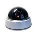 COFEST Fake Security Cameraï¼Œ Simulation Dummy Hemisphere Cameraï¼Œ Wireless Surveillance System Realistic Look Indoor with Flashing Red LED for Home White