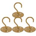 4 Pcs Flower Basket Hook Coat Hangers Wall Toggle Hanging Hooks Heavy Duty Plasterboard Ceiling Clothes Rack