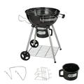 SKYSHALO 22 inch Kettle Charcoal Grill BBQ Outdoor Barbecue Cooking Portable Grill