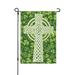 Celtic Cross St Patrick s Day Garden Flag Polyester Flags 28 x 40 Inches Party Wedding Festival Birthday Home Decoration Patriotic Sports Events Parades