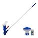 Shinysix Swimming Pool Cleaner Kit Cleaner Suction Cleaner Head Brushes Rod Pool Suction Head Brushes Cleaner Suction Head Brushes Rod Mesh Pool Kit Cleaner Pool Kit