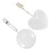 Purse Led Light: 2Pcs Motion Handbag Lights Heart Shaped Night Lamps Bag for Ladies White