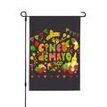 Cinco De Mayo Garden Flag Polyester Flags 12.5 x 18 Inches Party Wedding Festival Birthday Home Decoration Patriotic Sports Events Parades