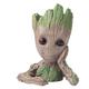 SoB Baby Groot Flowerpot Succulent Planters Flowerpots 6 - Decorative Flower Pots for Indoor Plants - Outdoor Garden Planters - Unbreakable Indoor Plant Pots with Drainage - Gardening Pots Planters