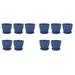 Plastic Planter Pots for Plants 10 Pack 6 Inch Flower Pots with Drainage Holes and Saucers for Indoor Outdoor D