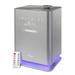 1.2 Gal. UV Light Warm & Cool Mist Humidifier with Remote - Gray