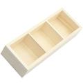 Tea Bag Organizer Bamboo 3 Compartment Coffee Bag Holder Wooden Sugar Packet Organizer Tabletop Tea Sugar Coffee Bag Dispenser Sundries Container Box for Home Kitchen Office Cafe