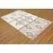 Casavani Hand Block Printed Cotton Dhurrie Grey Living Room Carpets Indoor Outdoor Rug Home Decor Kilim 7x10 feet