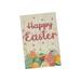 Miulika Happy Easter Garden Flag Easter Yard Flag Premium Garden Flags Rabbit Egg Small Yard Flag for Yard Holiday Patio Home Outside A