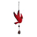 2 Pieces Bird Wind Chime Door Bell Iron Wind Chime Backyard Decor Bell Wind Sculpture Retro Wind Chime