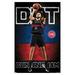 NBA Detroit Pistons - Cade Cunningham 23 Wall Poster 22.375 x 34 Framed