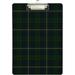 Coolnut Green Navy Blue Flannel Buffalo Plaid Clipboards for Kids Student Women Men Letter Size Plastic Low Profile Clip 9 x 12.5 in Silver Clip