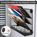 Magnetic File Holders 4 Tier Magnetic Paper Holders for Office File 3+1 Tier