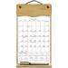 X 12 Wooden Refillable Calendar Holder Filled With A 2024 Calendar And Includes An Order Form Page For 2025-CURVED TOP