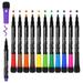 Fusipu Whiteboard Pen Set 12 Bright Magnetic Dry Erase Markers Fine Tip Assorted Colors Whiteboard Markers for Kids
