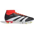 ADIDAS Herren Fussball-Rasenschuhe Predator 24 League SG, Größe 40 ⅔ in Schwarz