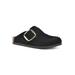 Women's Big Easy Mule by White Mountain in Black Suede (Size 9 1/2 M)