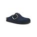 Women's Big Easy Mule by White Mountain in Navy Suede (Size 6 1/2 M)