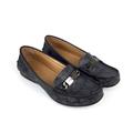 Coach Shoes | Coach Womens Olive Signature Black Gray Loafer Driving Moc Flat Shoes Size 7 | Color: Black/Gray | Size: 7