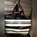 Coach Bags | Coach Black &White Striped Tote | Color: Black/White | Size: Os