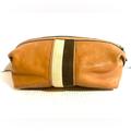 Coach Bags | Coach Vintage Brown Unisex Striped Toiletry Travel Make Up Bag | Color: Brown/Tan | Size: Os