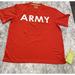 Under Armour Shirts | Army Under Armour T-Shirt Men's Ua Orange Short Sleeve Athletic Tee Nwt Small | Color: Orange/White | Size: S