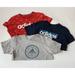 Adidas Shirts | Adidas Athletic T-Shirt Lot Of 3 Mens Size Large Gray Red Blue Graphic Tees | Color: Blue/Gray/Red | Size: L