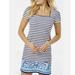 Lilly Pulitzer Dresses | Lilly Pulitzer Stripe Rexa T-Shirt Dress Size Medium “On The Horizon” Print | Color: Blue/White | Size: M