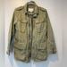 J. Crew Jackets & Coats | J. Crew Boyfriend Distressed Utility Cargo Olive Green Coat Size S | Color: Green | Size: S