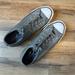 Converse Shoes | Converse Ct All Star Ox 153817c Gray Casual Shoes Sneakers Mens 7 Womens 9 | Color: Gray/White | Size: 9