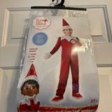 Disney Costumes | Elf On The Shelf Halloween Costume | Color: Red | Size: 3t