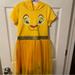 Disney Dresses | Disney Lion King Nala Hooded Cosplay Dress - Girls Size Large (10-12) | Color: Gold/Yellow | Size: L (10/12)