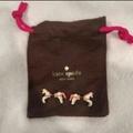 Kate Spade Jewelry | Kate Spade Carousel Horse Unicorn Earrings 12kt (Rare) | Color: Gold/Red | Size: Os