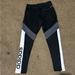 Adidas Pants & Jumpsuits | Adidas Color Block Leggings In Grey, White, Black | Color: Black/Gray | Size: M