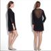 Madewell Dresses | Madewell Broadway & Broome Black Silk Sequin Rosette Cocktail Dress | Color: Black | Size: S