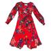 Anthropologie Dresses | Anthropologie Red Floral Maxi Dress | Color: Blue/Red | Size: 6