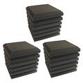 Tlily 18 Pieces for Countertop Sound-Absorbing Foam for Studio Studio KTV Acoustic Absorption Square Foam, 25 x 25 x 5 cm