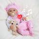 BABESIDE Reborn-Baby Dolls with Heartbeat and Weeping 20 Inch Realistic Baby Doll Lifelike Newborn Doll Soft Cloth Body Interactive Like Real Baby Dolls that Look Real（2 Voice