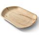 ECO Leaf 50 Disposable Palm Leaf Serving Platters, Large Oval 22" x 12" (56cm x 30cm), Trays Starters Canape Wedding Plates, Like Wooden Plates | Sturdy Hot Food Trays, Eco-Friendly Food Trays