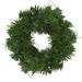 Northlight Seasonal Deluxe Windsor Pine Artificial Christmas Wreath - 6-Inch Unlit Traditional Faux, Metal in Green | 8" H x 8" W x 1" D | Wayfair