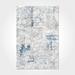 Gray 197 x 32 x 0.4 in Area Rug - 17 Stories Suzanna Cotton Indoor/Outdoor Area Rug w/ Non-Slip Backing Metal | 197 H x 32 W x 0.4 D in | Wayfair