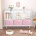 Isabelle & Max™ Alpizar Solid Wood Accent Chest in Pink | 23.62 H x 35.43 W x 11.02 D in | Wayfair CBFD3552280D43869A1362B99F272BC5